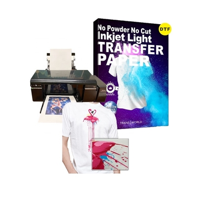 Apparel Wholesale Bulk Size DTF Custom Packing Printable Lightweight No Paper A4 Inkjet Cut Transfer For T Shirt