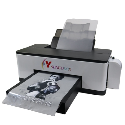 Any fabric SunColor L1800 R1390 a3 pet vinyl film inkjet hot selling dtf desktop printer