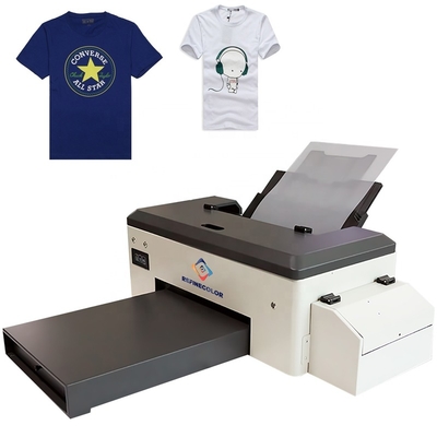 Hotels A3 Direct To Garment DTF Shaking Powder Roll Printer R1390 Inkjet Printer To Roll PET Heat Transfer Film 300mm For All Fabrics