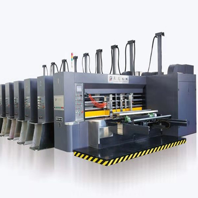 High quality corrugated carton box flexo printting slotting die-cutting machine
