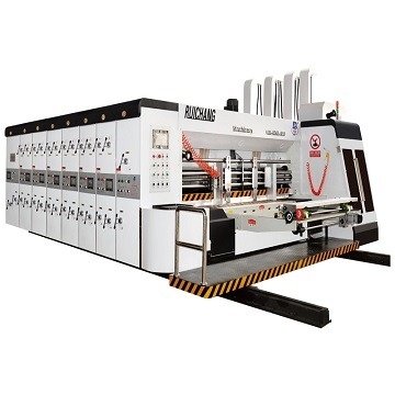 Garment Shops High Speed ​​Flexo Printing Die Cutting Slotting Carton Box Packing Machines