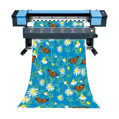 2022 Eco Printer Customized Double Head XP600/DX5/DX7/5113 1.8m T-shirt Printing Machine Factory Direct Sales Glass Solvent Product
