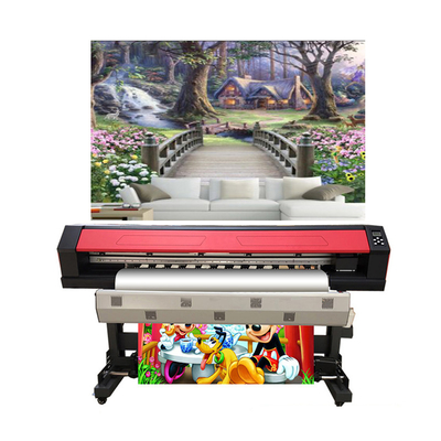 Building material shops matte inkjet i3200 XP600 1.6m 1.9m large format UV cotton roll solvent ink canvas printing machine