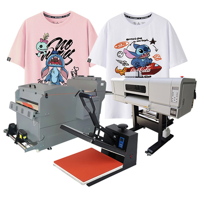 New Technology T-shirt Inkjet Printers For T-shirt Heat Transfer / With Shake Powder Machine